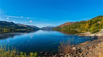 Looking along Loch Earn from St Fillans towards Lochearnhead, basking in the October sunshine.

Photography by Malcolm J Smith