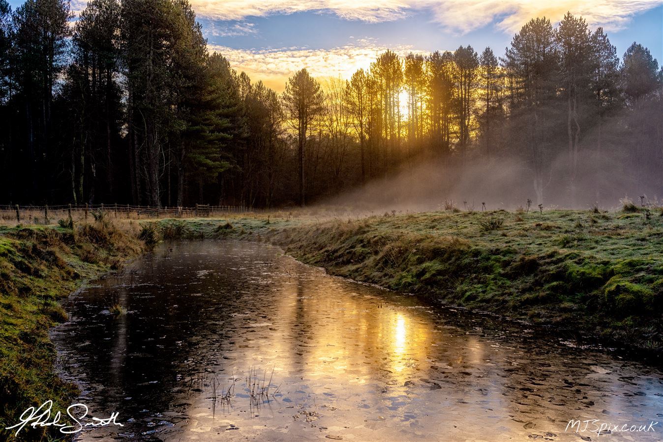 Winter morning sunshine 