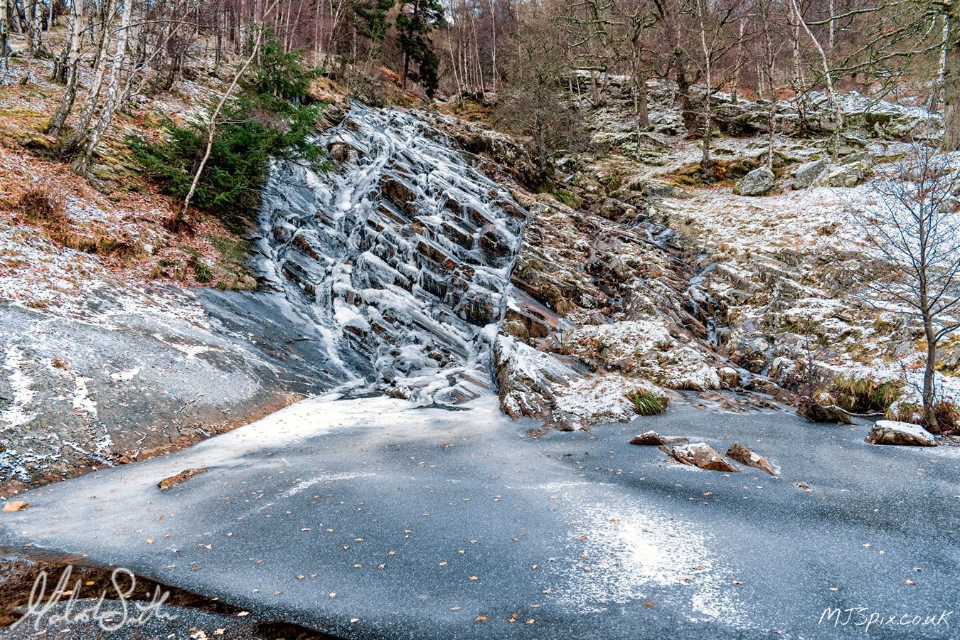 Frozen Waterfall on the burn at Kinloch Rannoch
December 2017
